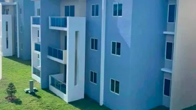 Vista principal de magnífico apartamento 2do nivel en venta en residencial monte verde higüey