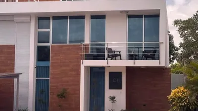 Main view of Beautiful 3-story house in the Las Colinas Townhouse residential complex in Higüey